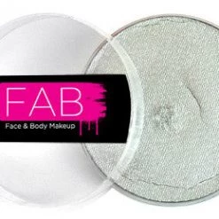Silly Farm Face & Body Paint Metallic Silver FAB Paint