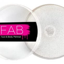 Silly Farm Face & Body Paint White Shimmer FAB Paint