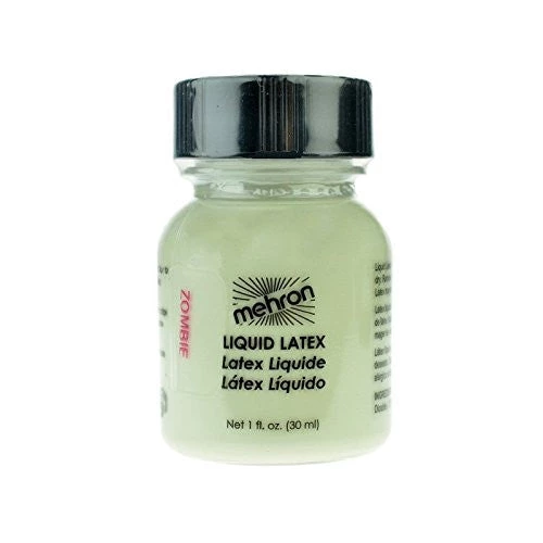 Zombie Mehron Liquid Latex 1oz 1 Zombie Mehron Liquid Latex 1oz