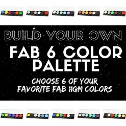 FXCOSPLAY Face & Body Paint Build Your Own 6 Color FAB Palette