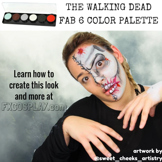 Silly Farm Face & Body Paint Walking Dead FAB 6-Color Palette 2 Silly Farm Face & Body Paint Walking Dead FAB 6-Color Palette