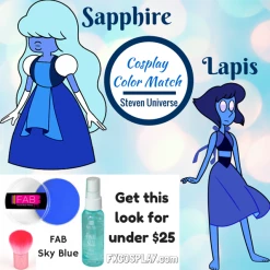 Silly Farm Sky Blue FAB Paint Face & Body Paint 7 Silly Farm Sky Blue FAB Paint Face & Body Paint