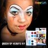 Silly Farm Face & Body Paint Queen Of Hearts/ Alice In Wonderland Silly Face Fun Character Kit