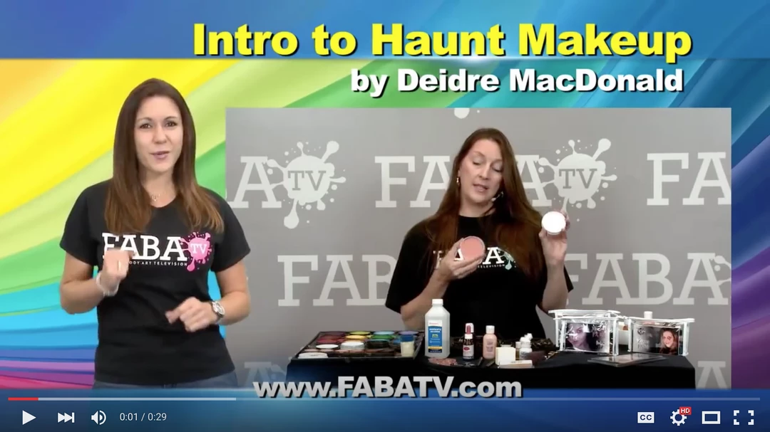 FXCOSPLAY Deidre MacDonald's Intro To Haunt Makeup FabaTV Class DVD Books & DVDs 2 FXCOSPLAY Deidre MacDonald's Intro To Haunt Makeup FabaTV Class DVD Books & DVDs