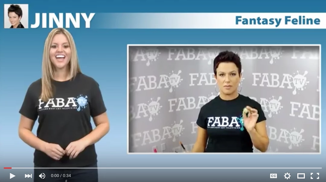 FXCOSPLAY Jinny Makeup Artist's Fantasy Felines FabaTV Class DVD 2 FXCOSPLAY Jinny Makeup Artist's Fantasy Felines FabaTV Class DVD