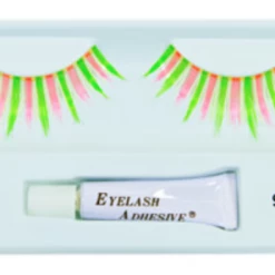 FXCOSPLAY Pink And Lime Show Bizz Eyelashes 9385