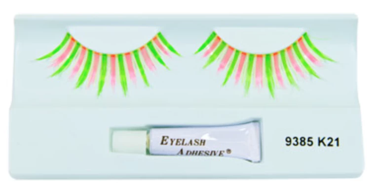 FXCOSPLAY Pink And Lime Show Bizz Eyelashes 9385 1 FXCOSPLAY Pink And Lime Show Bizz Eyelashes 9385