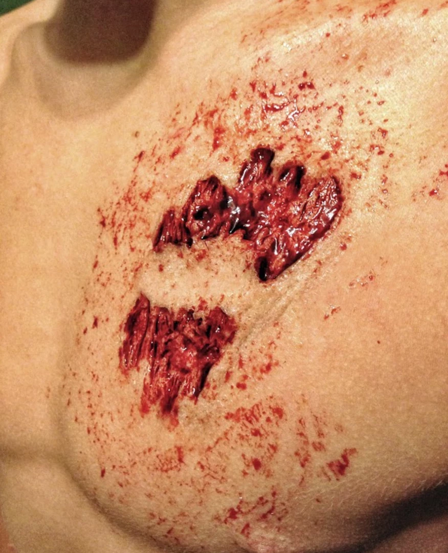 Monster Paste Prosthetic Mold #7- Zombie Bite 1 Monster Paste Prosthetic Mold #7- Zombie Bite