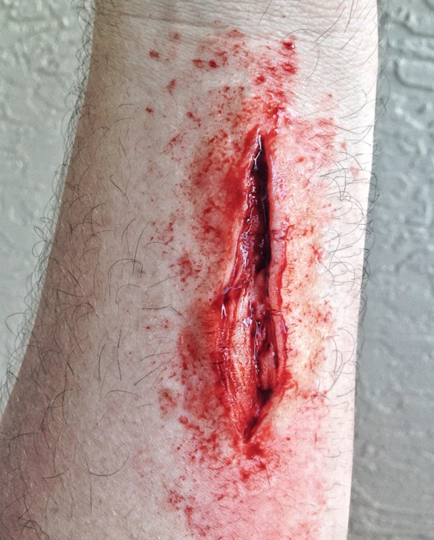 Monster Paste Prosthetic Mold #11- Gash 1 1 Monster Paste Prosthetic Mold #11- Gash 1