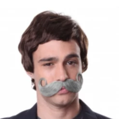 FXCOSPLAY Mustaches & Beards Large Curly Mustache 939