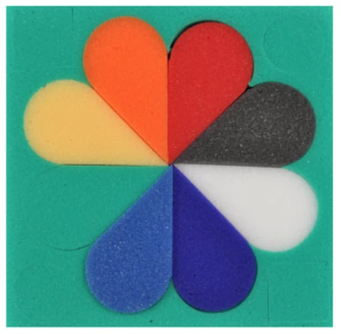 Brushes & Sponges Ruby Red Petal Sponge 1 Brushes & Sponges Ruby Red Petal Sponge