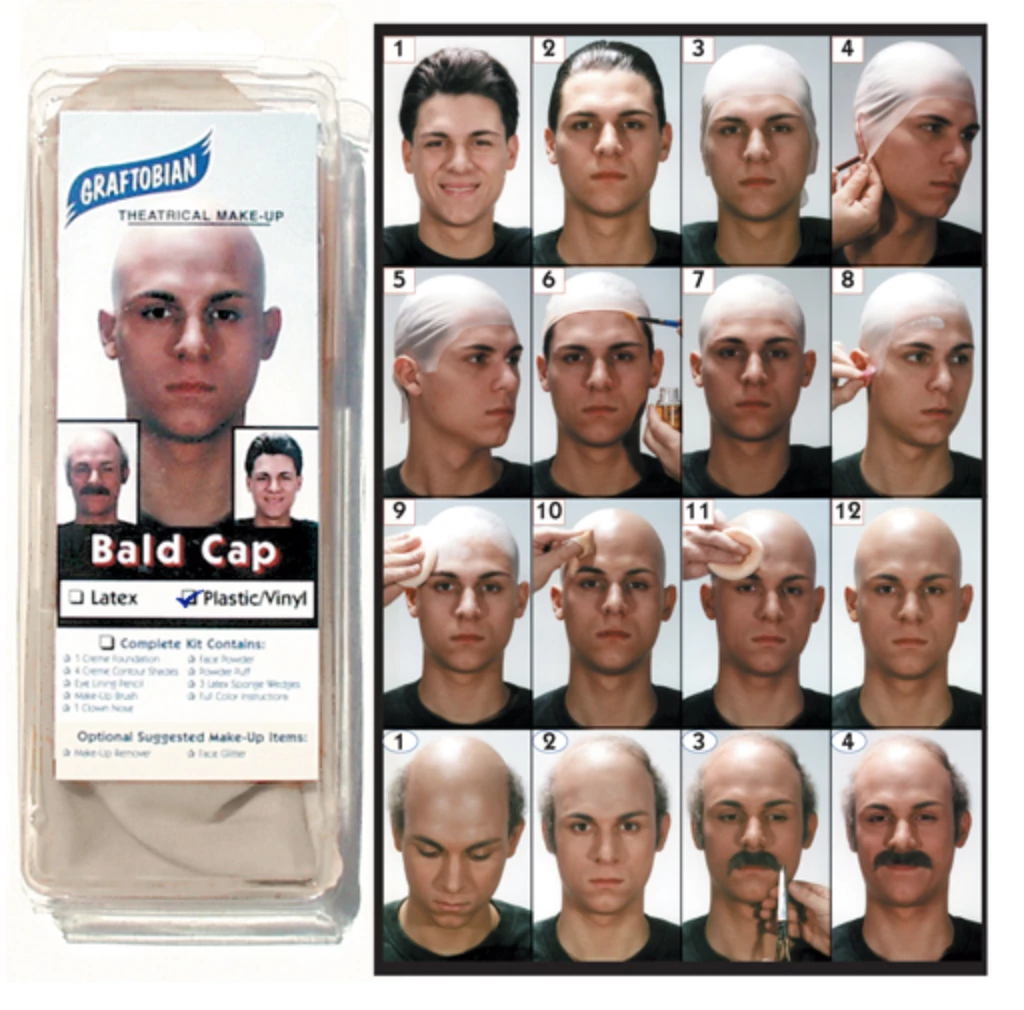 Graftobian Plastic/ Vinyl Bald Cap 1 Graftobian Plastic/ Vinyl Bald Cap