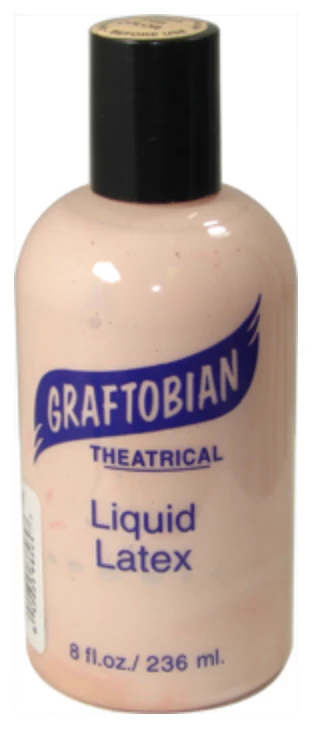 Flesh Graftobian Liquid Latex 8oz 1 Flesh Graftobian Liquid Latex 8oz