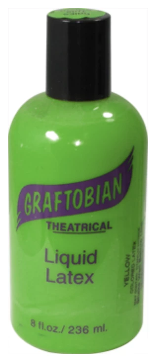 Green Graftobian Liquid Latex 8oz 1 Green Graftobian Liquid Latex 8oz