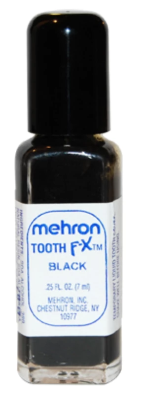 Black Mehron Tooth FX Special FX Makeup 1 Black Mehron Tooth FX Special FX Makeup