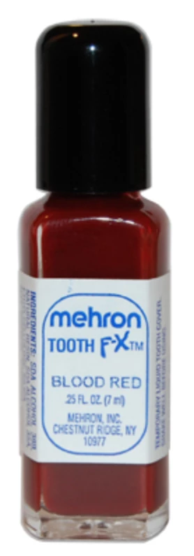 Blood Red Mehron Tooth FX Special FX Makeup 1 Blood Red Mehron Tooth FX Special FX Makeup