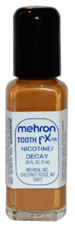 Nicotine Mehron Tooth FX 1 Nicotine Mehron Tooth FX