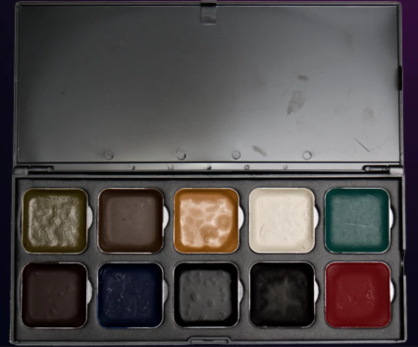 European Body Art FX Makeup Encore ZOMBIE Edition Alcohol- Based Palette By EBA 1 European Body Art FX Makeup Encore ZOMBIE Edition Alcohol- Based Palette By EBA