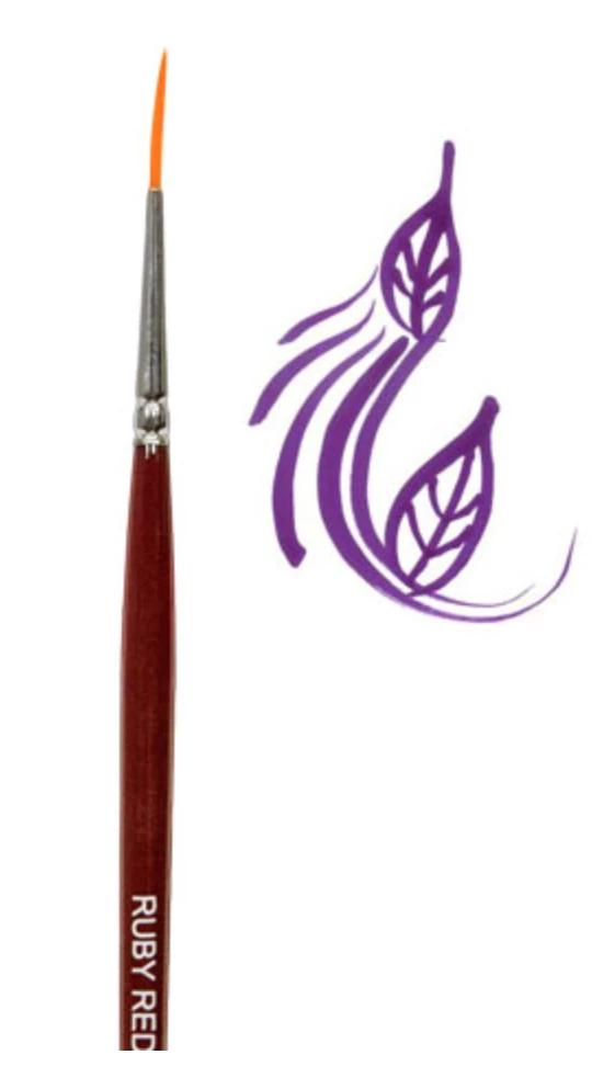 Ruby Red Liner Brush 1 Ruby Red Liner Brush