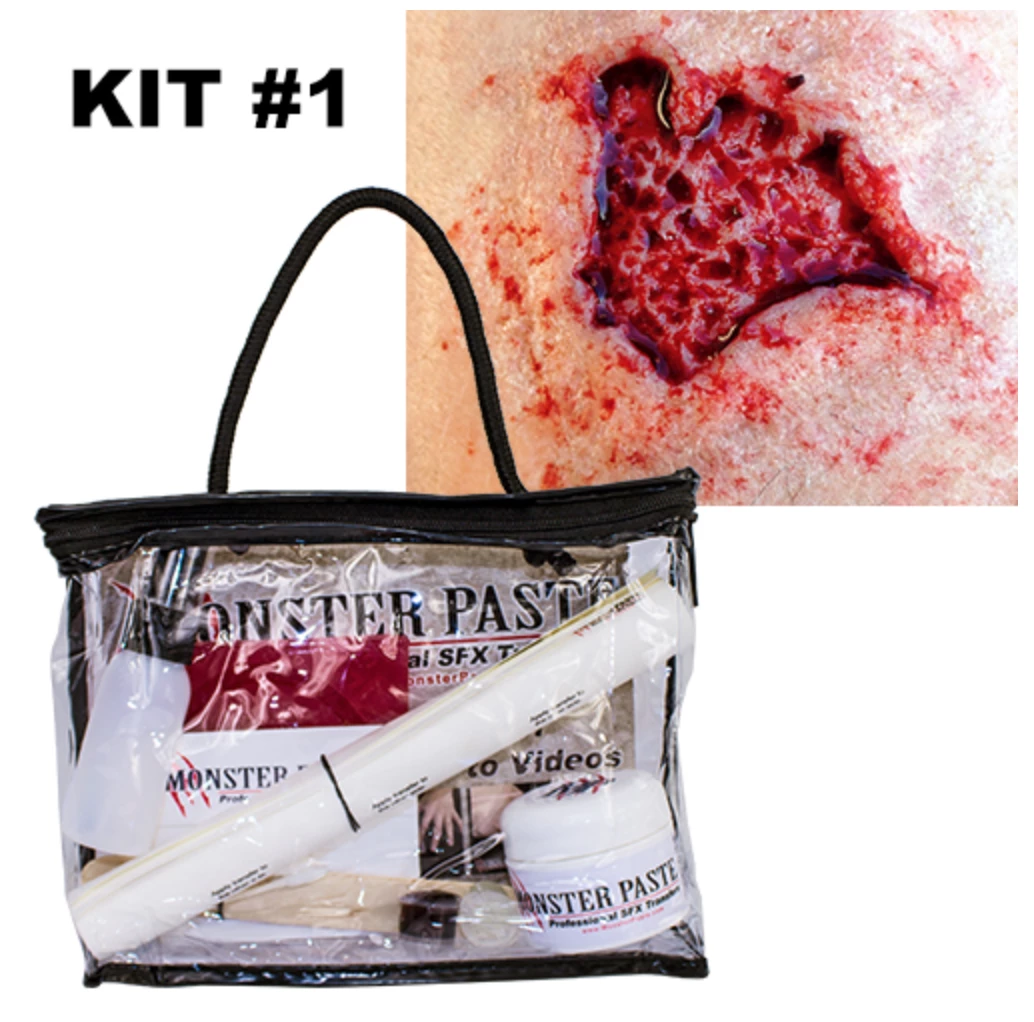 Monster Paste Prosthetic Starter Kit 1 With Scar Prosthetics 1 Monster Paste Prosthetic Starter Kit 1 With Scar Prosthetics