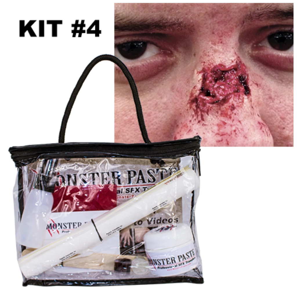 Prosthetics Monster Paste Prosthetic Starter Kit 4 With Gash 1 Prosthetics Monster Paste Prosthetic Starter Kit 4 With Gash