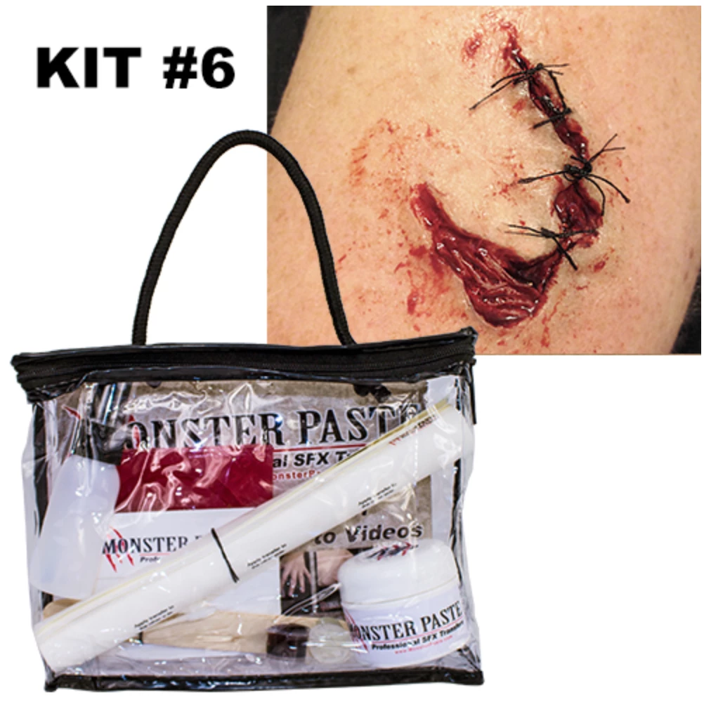 Prosthetics Monster Paste Prosthetic Starter Kit 6 With Stitch 1 Prosthetics Monster Paste Prosthetic Starter Kit 6 With Stitch