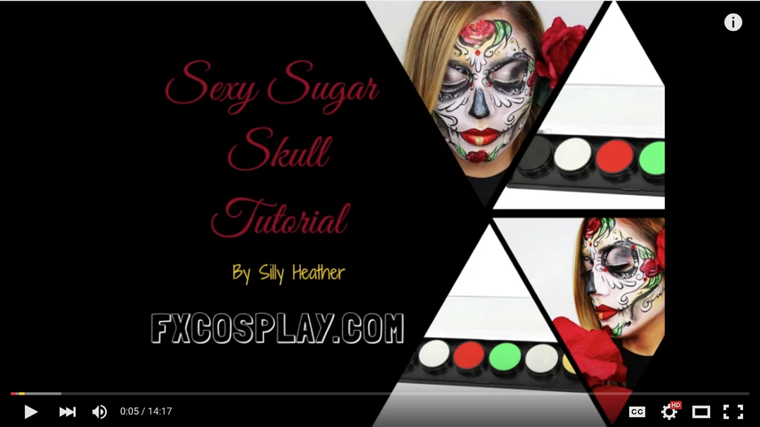 Silly Farm Day Of The Dead FAB 6-Color Palette Face & Body Paint 2 Silly Farm Day Of The Dead FAB 6-Color Palette Face & Body Paint