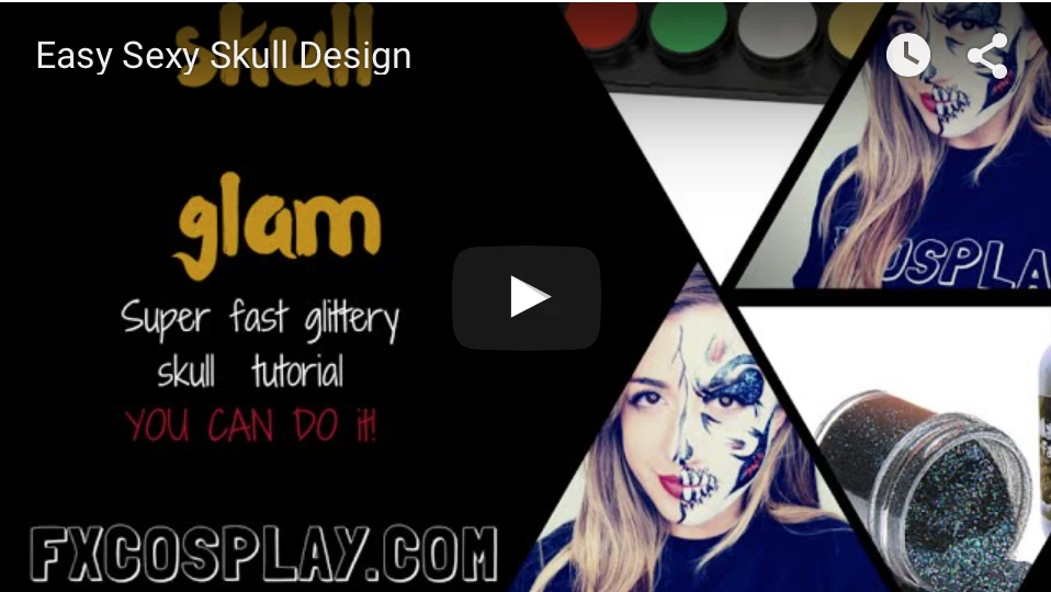 Silly Farm Day Of The Dead FAB 6-Color Palette Face & Body Paint 3 Silly Farm Day Of The Dead FAB 6-Color Palette Face & Body Paint