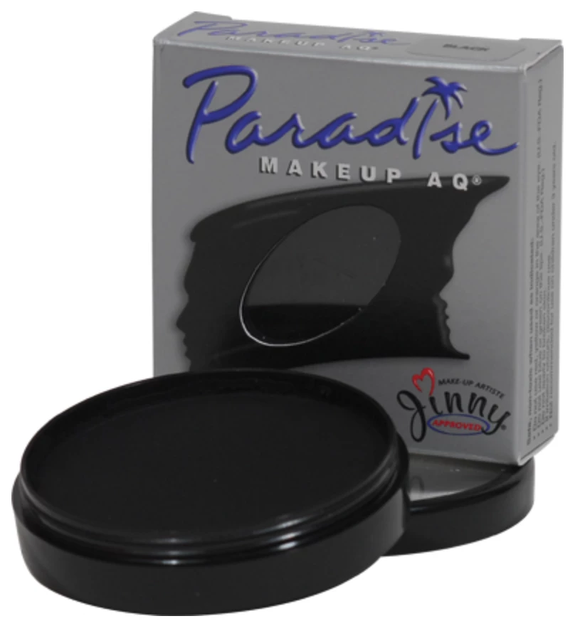 Mehron Face & Body Paint Black Paradise Makeup AQ 1 Mehron Face & Body Paint Black Paradise Makeup AQ