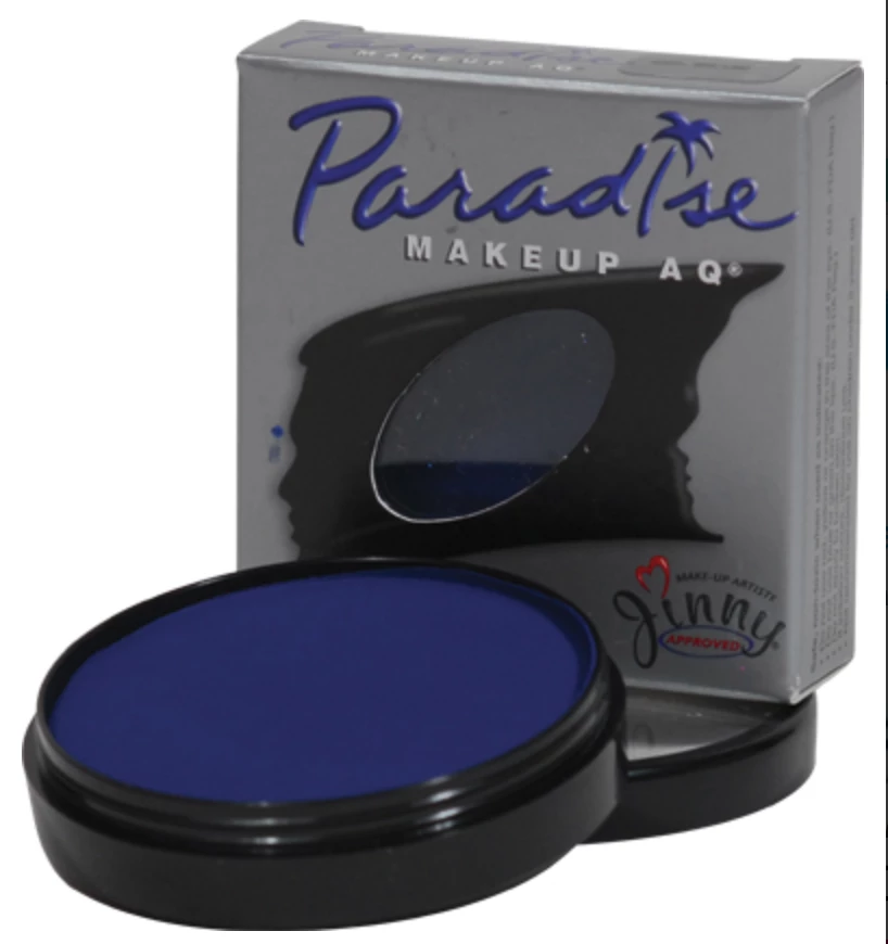 Mehron Dark Blue Paradise Makeup AQ Face & Body Paint 1 Mehron Dark Blue Paradise Makeup AQ Face & Body Paint