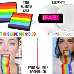 Silly Farm Rainbow Snapchat Filter Costume Bundle