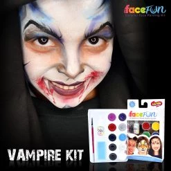 Silly Farm Vampire Silly Face Fun Character Kit Face & Body Paint