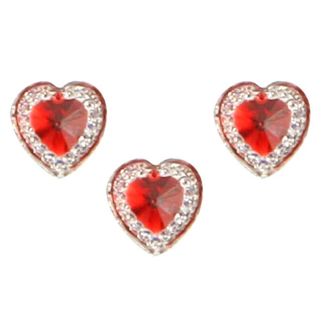 Silly Farm Supplies Ruby Heart Bling Bag- 30 Per Bag 1 Silly Farm Supplies Ruby Heart Bling Bag- 30 Per Bag