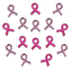 Silly Farm Supplies Glitter & Bling Pink Ribbon Gems