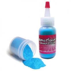 Silly Farm Electric Neon Blue Mama Clown Glitter