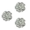 Silly Farm Supplies Silver Glitter Rose Bling Bag (12 Per Bag) Glitter & Bling