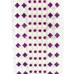 Silly Farm Supplies Glitter & Bling Purple Crystal And Pearls Bling Bag- 272 Pieces