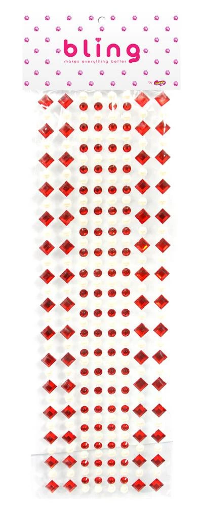 Silly Farm Supplies Red Crystal And Pearls Bling Bag- 272 Pieces Glitter & Bling 1 Silly Farm Supplies Red Crystal And Pearls Bling Bag- 272 Pieces Glitter & Bling