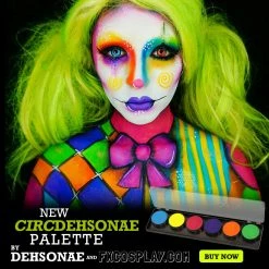 Silly Farm Circdehsonae FAB 6-Color Palette Face & Body Paint
