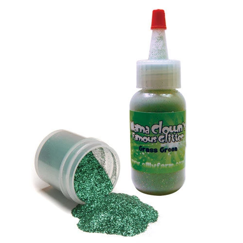 Silly Farm Grass Green Mama Clown Glitter 1 Silly Farm Grass Green Mama Clown Glitter