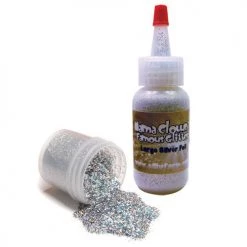 Silly Farm Glitter & Bling Large Cut Silver Mama Clown Glitter