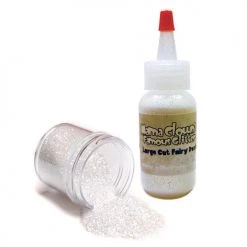 Silly Farm Large Cut White Fairy Dust Mama Clown Glitter Glitter & Bling
