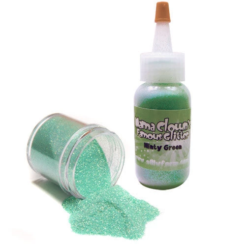 Silly Farm Minty Green Mama Clown Glitter 1 Silly Farm Minty Green Mama Clown Glitter