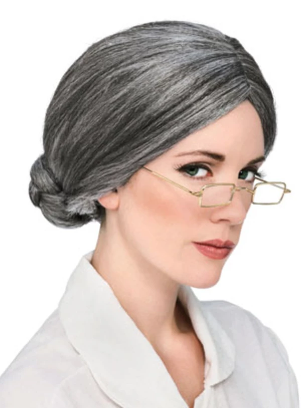 FXCOSPLAY Old Lady Wig 1 FXCOSPLAY Old Lady Wig