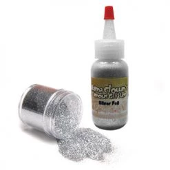 Silly Farm Glitter & Bling Silver Rainbow Mama Clown Glitter